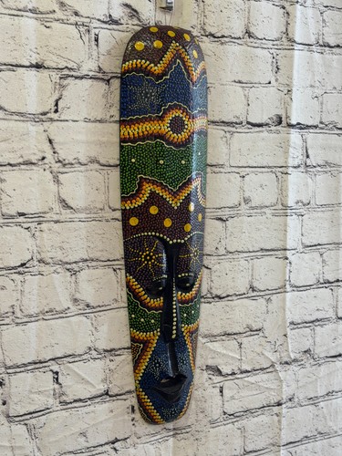 50cm mask carved wooden dot - mask,