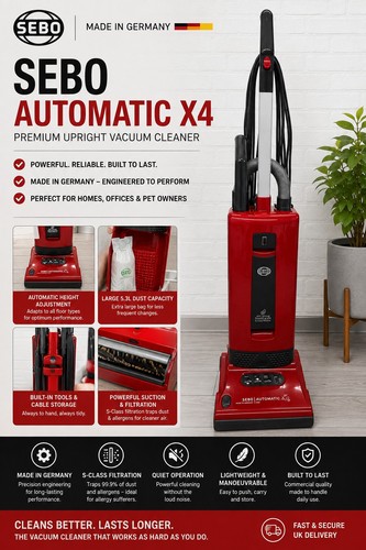 Sebo automatic eco - x4, upright