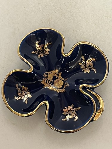 Limoges cobalt blue gold - limoges,