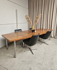 Vtg Mid Century 70s Conran Huge Large Boardroom Dining Table Danish Retro R558