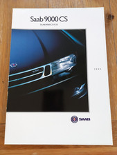 1993 SAAB 9000 CS UK MARKET SALES CATALOGUE