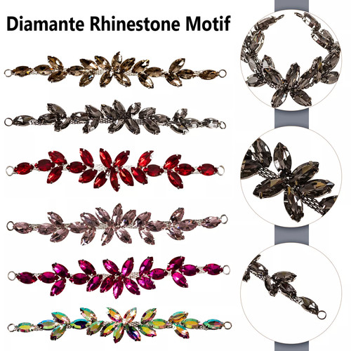 Crystal rhinestone applique - rhinestone,