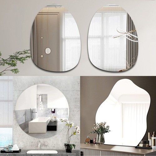 Stick bathroom mirrors - on,
