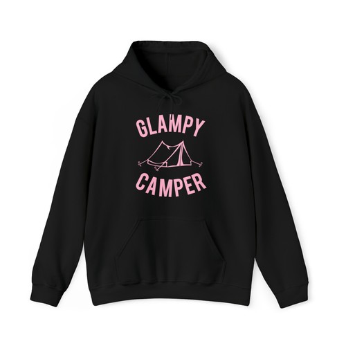 Glampy camper graphic hoodie - glampy,