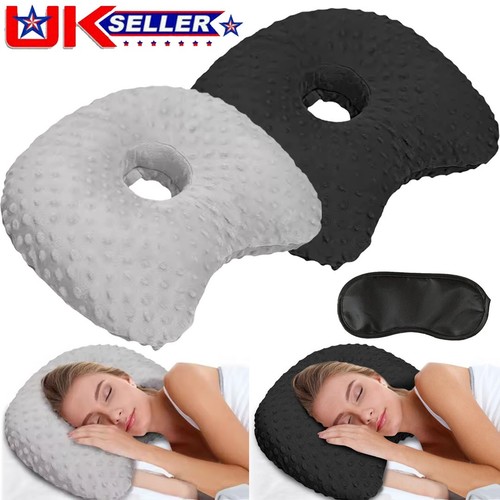 Ear piercing pillow - pillow, side