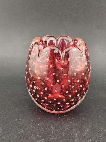 Vintage murano style cranberry - vintage,