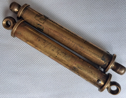 Antique salter brass cylinder - brass,