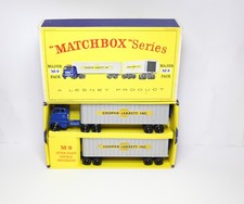 Matchbox Major Pack M-9 Inter State Double Freighter In Original Box - Vintage