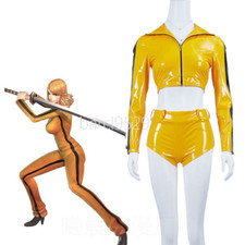 Cosplay Kill Bill The Bride Killer Costume Halloween Carnival Suits Gold Jacket