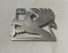 GENUINE VAUXHALL GRIFFIN -  METAL CAR BADGE / EMBLEM - 90 x 75 mm - VGC