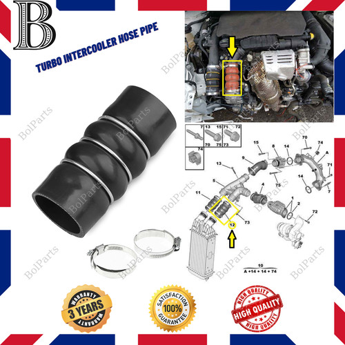 Turbo intercooler hose - hose, pipe