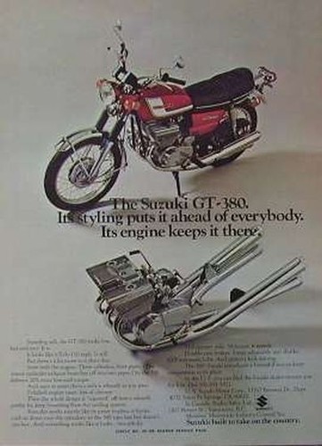 Suzuki 380 original color - gt-380,
