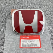 Red Front Grille Emblem Fits