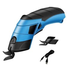 Electric Scissors Cordless Scissor Fabric PVC Leather Carpet Cardboard Cutter