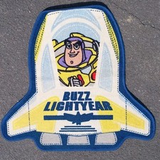 Toy Story Rare Buzz Lightyear In Space Ship Floor Rug - Mat - Carpet - 71x74 Cm