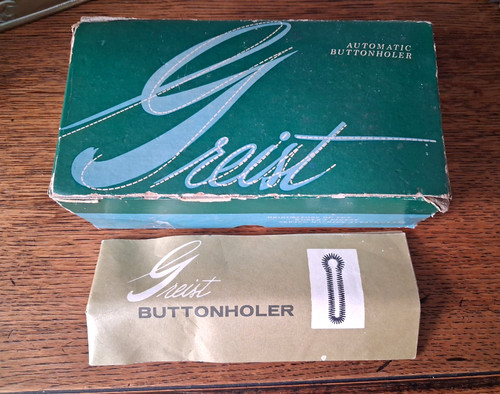 Greist automatic buttonholer - automatic,