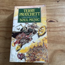 Soul Music: (Discworld Novel 16) by Terry Pratchett (Paperback, 1997) signed