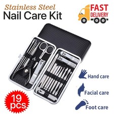 12pcs Nail Care Kit Cutter Set Clippers Manicure Pedicure Cuticle Tool Gift Set