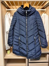 F&F COAT JACKET UK 16 NAVY