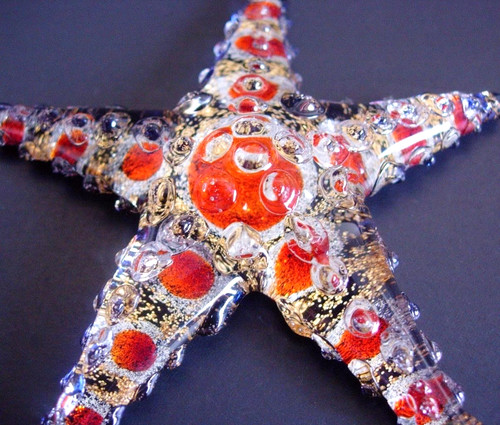 Decorative glass starfish - decorative,