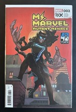 Ms Marvel: Mutant Menace #3, Black Costume Variant, Fall Of X, BUY 3 GET 15% OFF