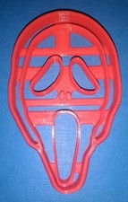 Halloween Scream Mask Cookie Cutter (0038) - 3D Printed - High Quality Red