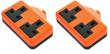 2 x 2 GANG ORANGE RUBBER PLUG