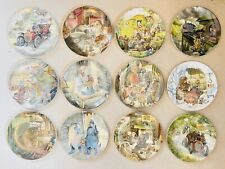 Complete set of 12 Wedgewood The Wind in the Willows Bone China Plates