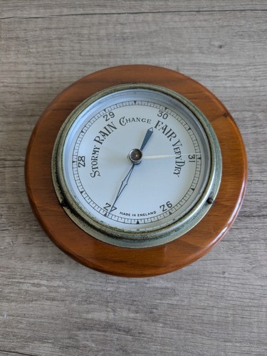 Vintage british made aneroid - vintage,
