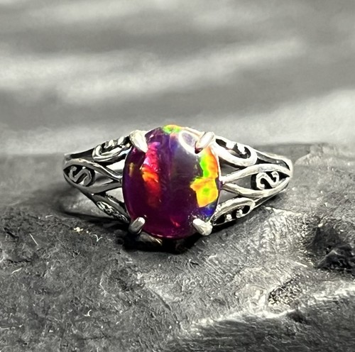 Gorgeous red fire opal