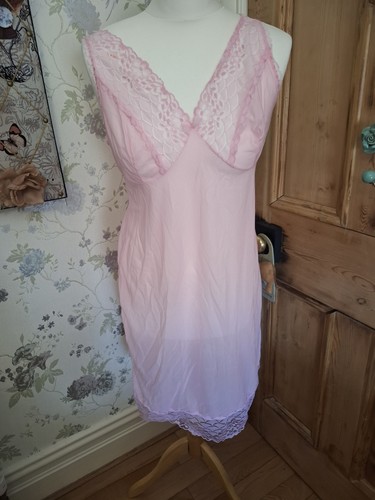 Vintage pink with - with, lace