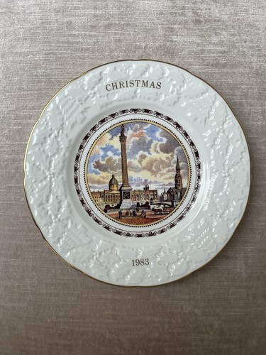 Coalport christmas plates - coalport,
