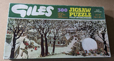 Vintage 1976 Giles Jigsaw Puzzle 300 pieces Complete Cartoonist Daily Express