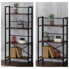 Bookcase Bookshelf Rack Display Ladder * Folding Design & Fully Assembled *