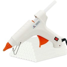 Electric Hot Melt Glue Gun with 50 Adhesive Glue Sticks 11mm x150mm Craft Hobby