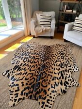 Leopard Cowhide Rug Average