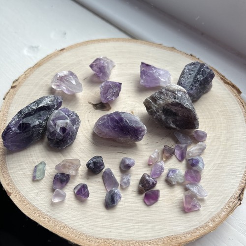 Amethyst lot - amethyst, quartz)