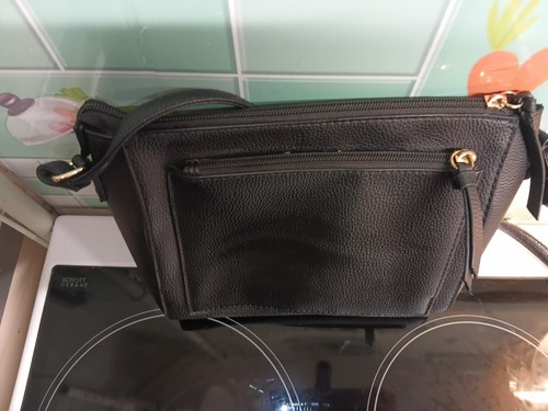 Black leather laddies sholder - leather,