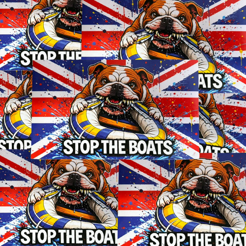 Stop the boats stickers - boats,