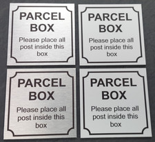 PARCEL BOX SIGN / POST BOX