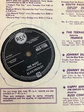ELVIS PRESLEY      One Night.   78 rpm   RCA. 1100