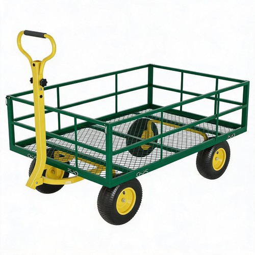 Steel garden cart 1200lb - steel,