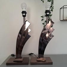 Rare Pair Of Large Art Deco