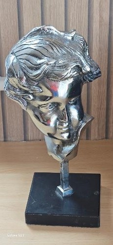 Well made vintage chrome bust