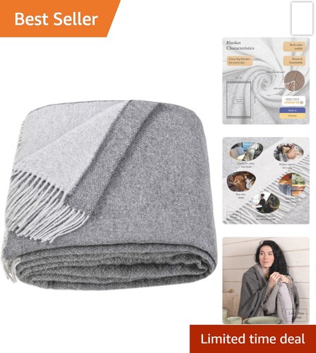 Merino wool throw - merino, blanket