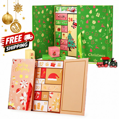 Christmas advent calendar box - christmas,