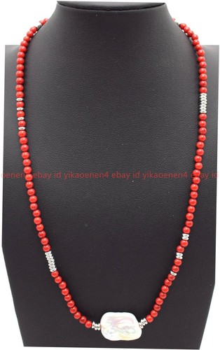 Natural pretty 4mm red coral - natural,