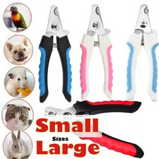 Nail Clippers Pet Cat Dog Rabbit Sheep Cutter Claw Trimmer Grooming Large, Small