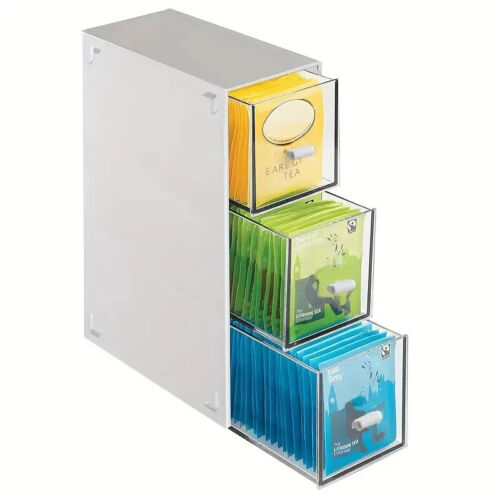 Tea bag storage drawer box - storage,