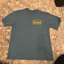 Aries Blue Green T-shirt Small Unworn Streetwear
